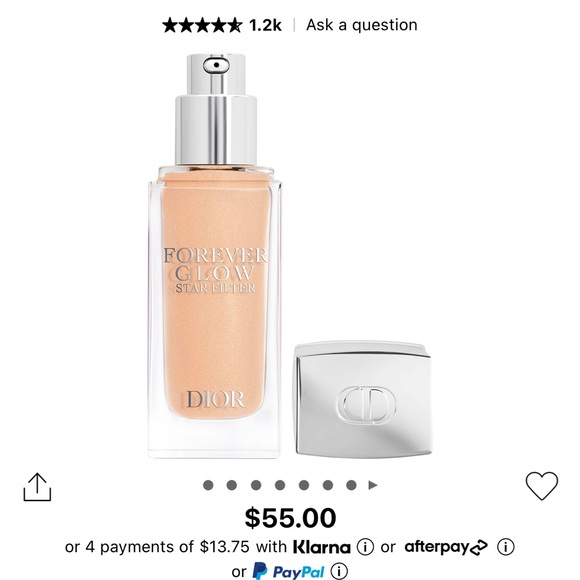 Dior Forever Glow Star Filter Foundation multi use complexion enhancing booster - Picture 5 of 5